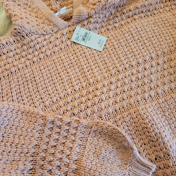 Buckle blush pink crochet hoodie - Picture 3 of 3